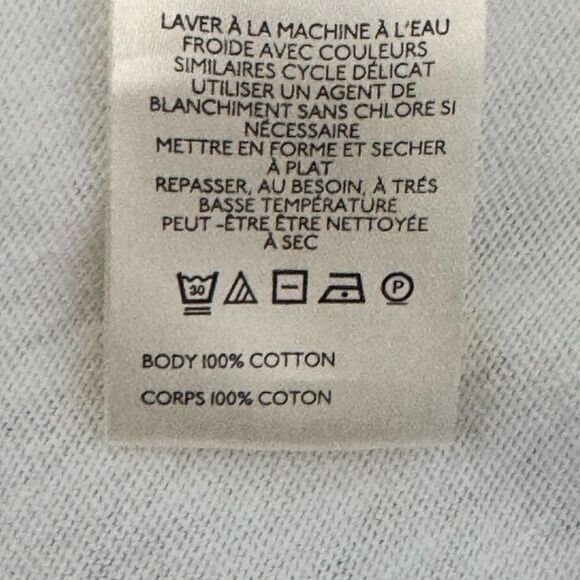 Free People White Oversized Slouchy Tee XL Distressed Raw Hem Boho Casual - Picture 12 of 13